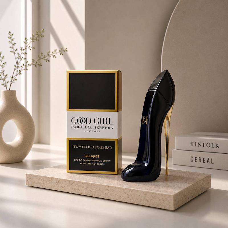 ادکلن زنانه CH Good Girl 30ml برند Sclaree / گود گرل اسکلاره