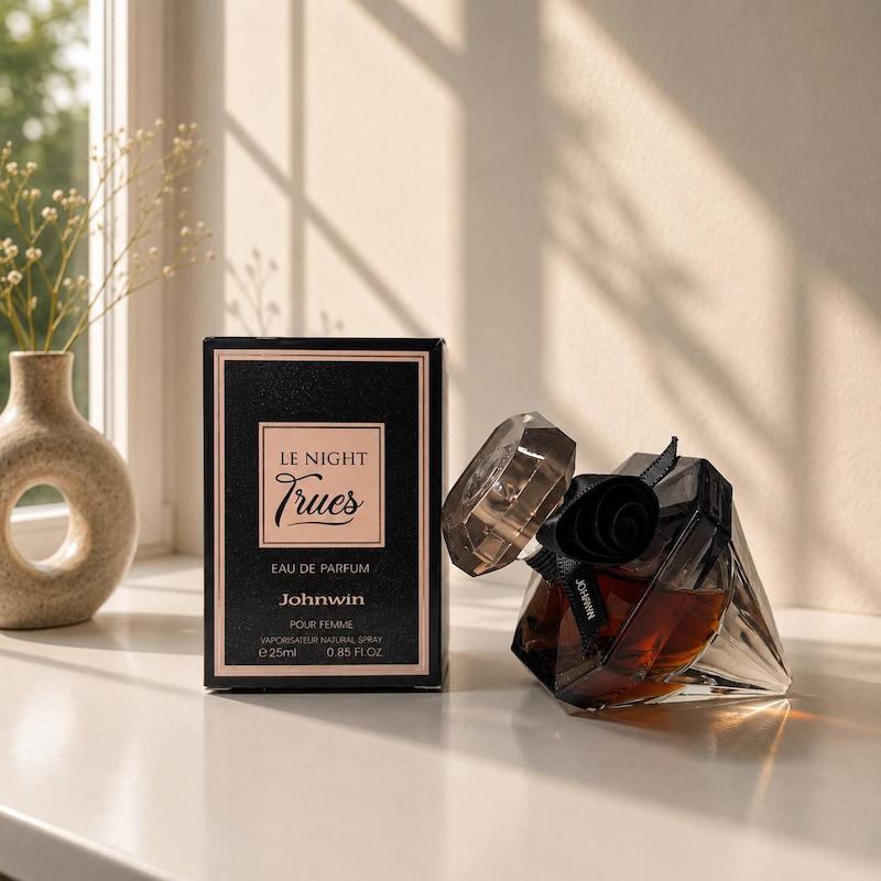 ادکلن زنانه Le Night Trues 25ml برند Johnwin / لو نایت تروس جانوین