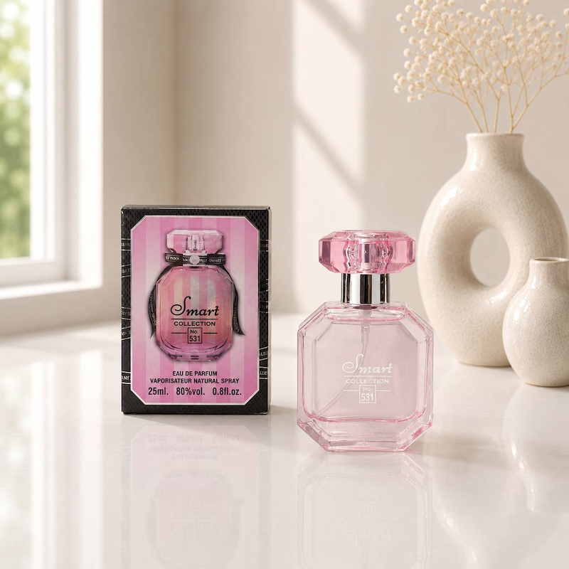 ادکلن زنانه Victoria's Secret Bombshell 25ml برند Smart Collection کد 531 /  ویکتوریا سکرت بامبشل اسمارت کالکشن