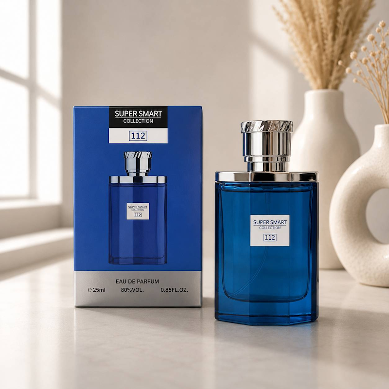 ادکلن مردانه Dunhill Desire Blue  25ml برند Super Smart Collection کد 112 / دانهیل دیزایر آبی سوپر اسمارت کالکشن