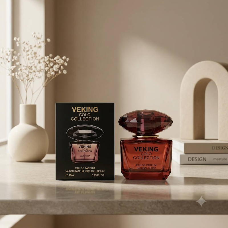 ادکلن زنانه Versace Crystal Noir 25ml برند Veking / ورساچه کریستال نویر وکینگ