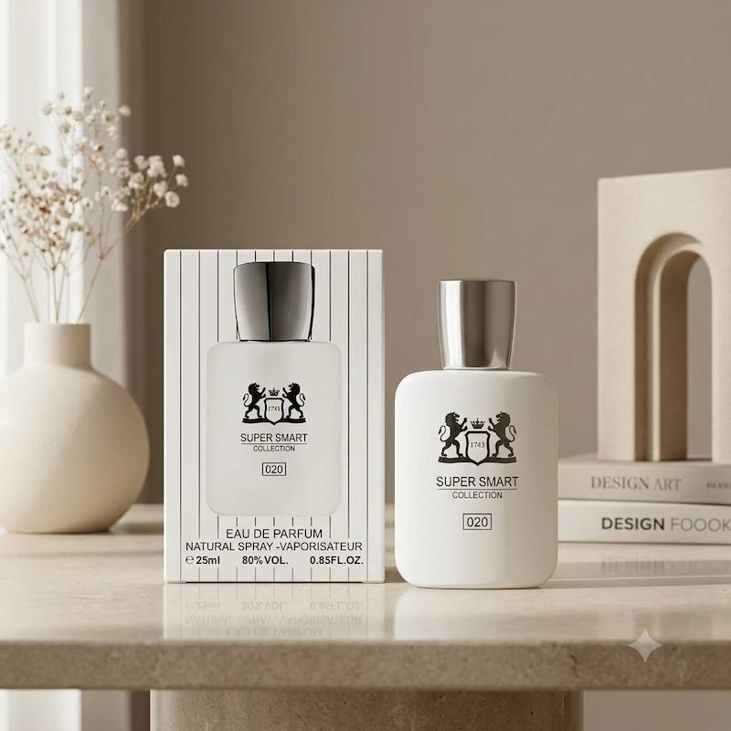 ادکلن یونیسکس Parfums de Marly Galloway  25ml برند Super Smart Collection کد 020 / مارلی گالووی سوپر اسمارت کالکشن