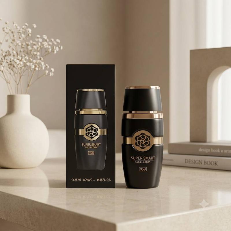 ادکلن مردانه Lattafa Asad 25ml برند Super Smart Collection کد 058 / لطافه اسد سوپر اسمارت کالکشن