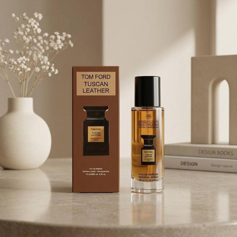 ادکلن مردانه Tom Ford Tuscan Leather 35ml برند Fragrance /  تام فورد توسکان لدر فرگرانس