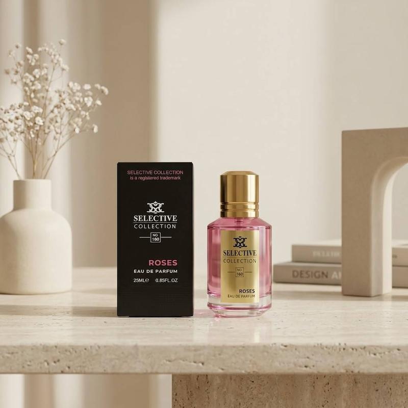 ادکلن زنانه Mancera Roses Greedy 25ml برند Selective Collection کد 160 /  مانسرا رزز گریدی سلکتیو کالکشن