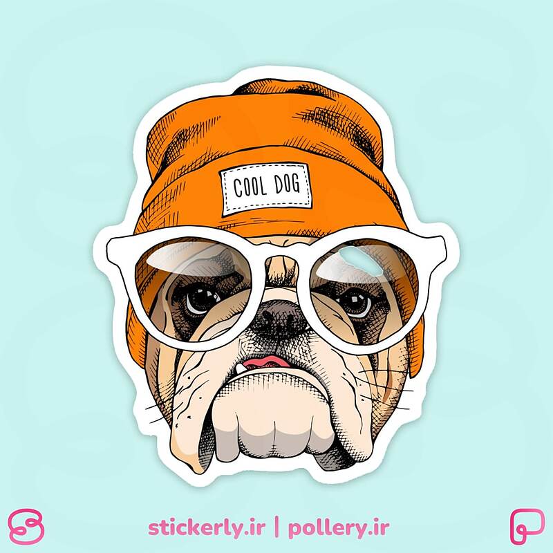 استیکر | Cool Dog