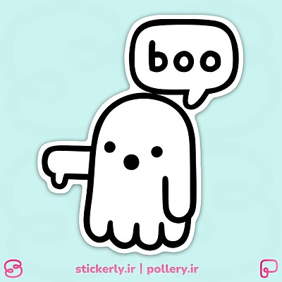 استیکر | Boo