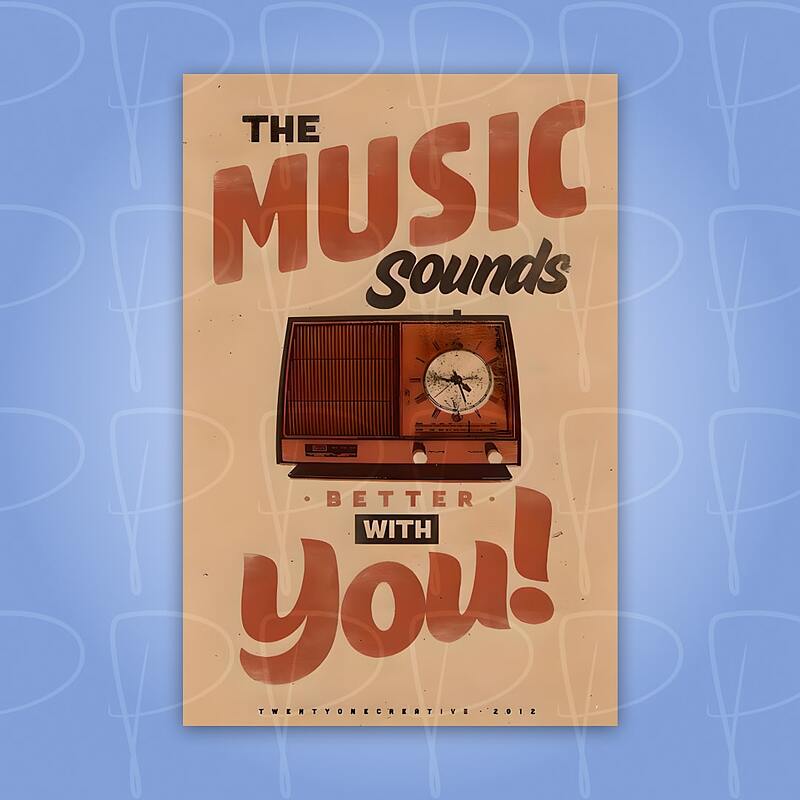 پوستر | The Music Sounds with You
