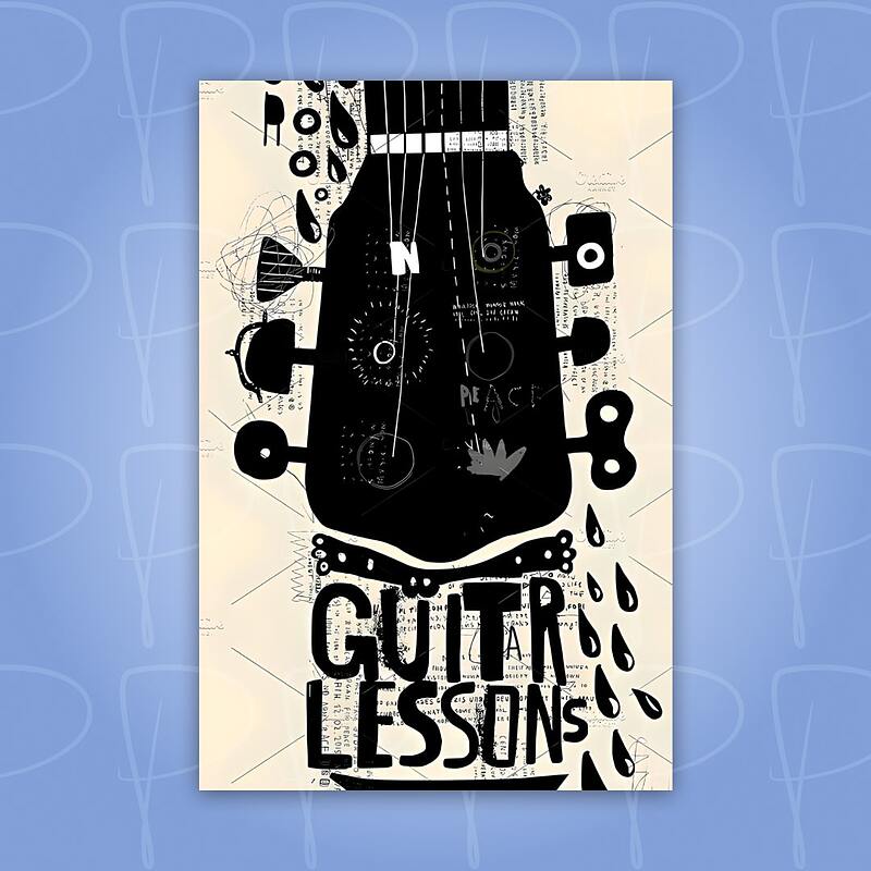 پوستر | Guitar lessons
