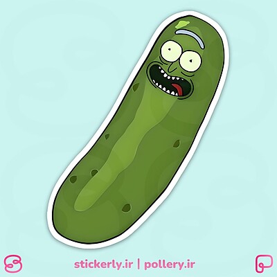 استیکر | Pickle Rick