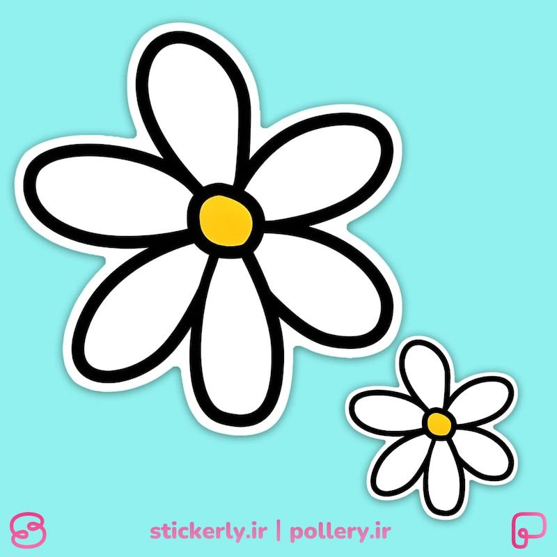 استیکر | بابونه