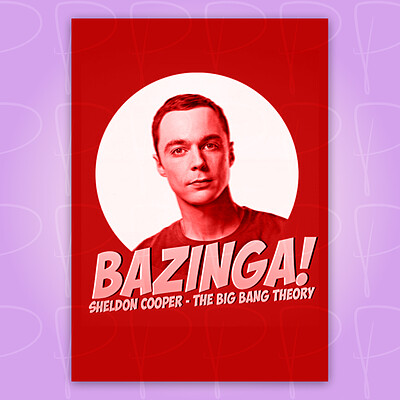 پوستر | فوتوکارت: Bazinga!