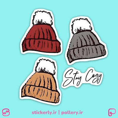 استیکر | stay cozy