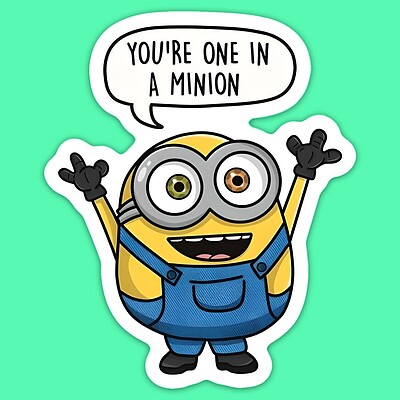 استیکر | you are one a minion