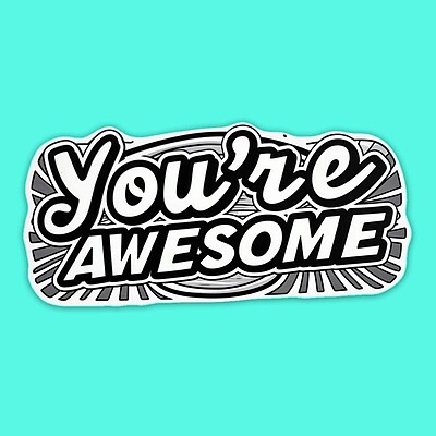 استیکر | You're AWESOME