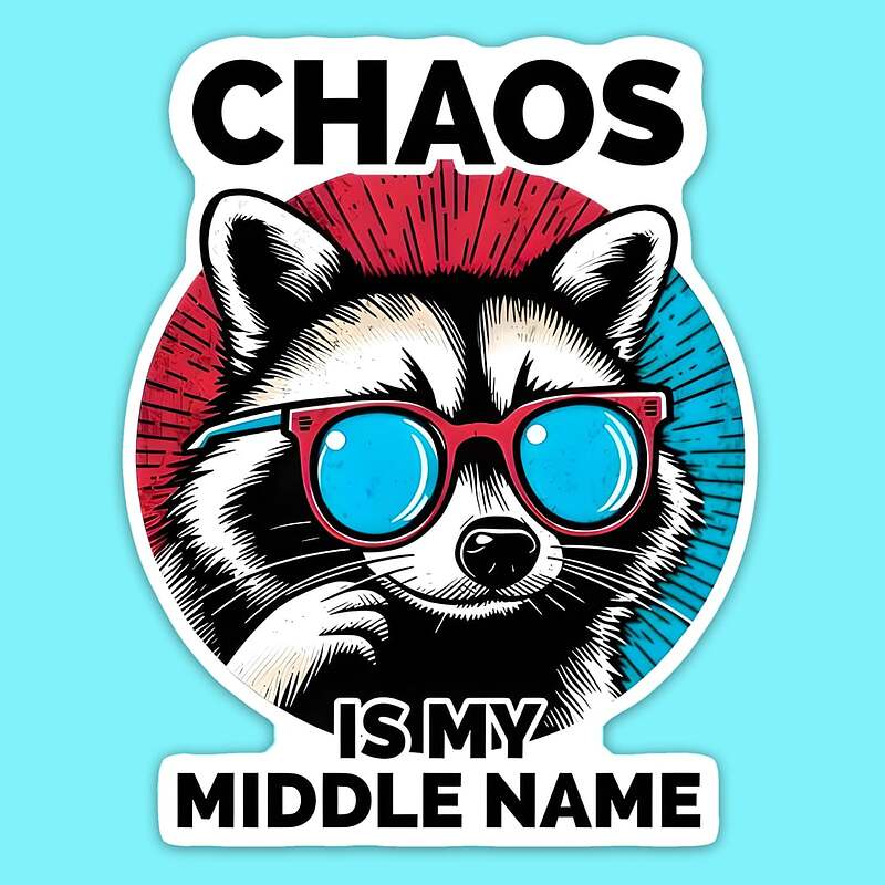 استیکر | Chaos is my middle name