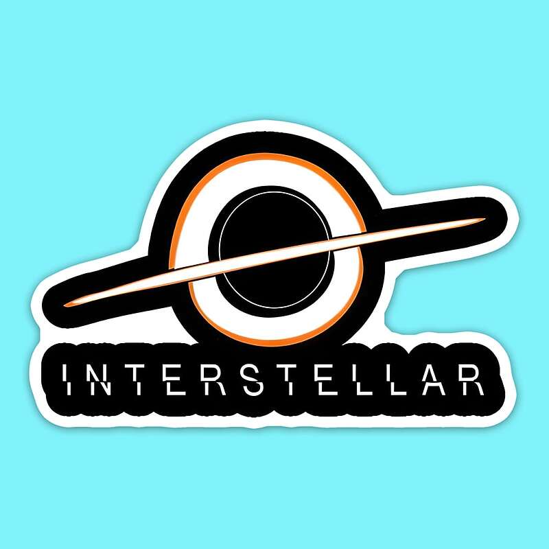 استیکر | سیاه چاله interestellar