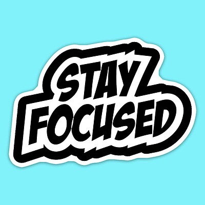 استیکر | Stay Focused