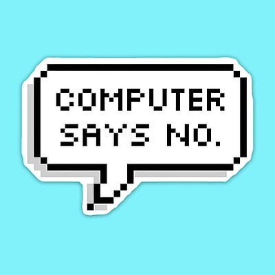 استیکر | Computer Says No