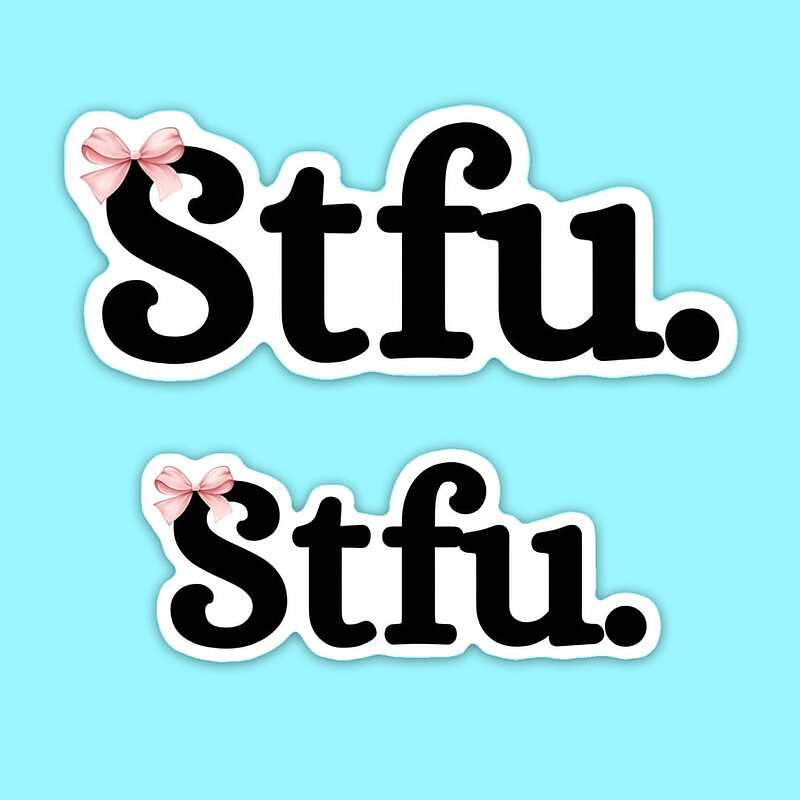 استیکر | Cute STFU