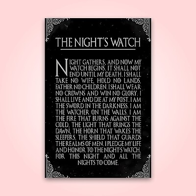 پوستر | the night's watch