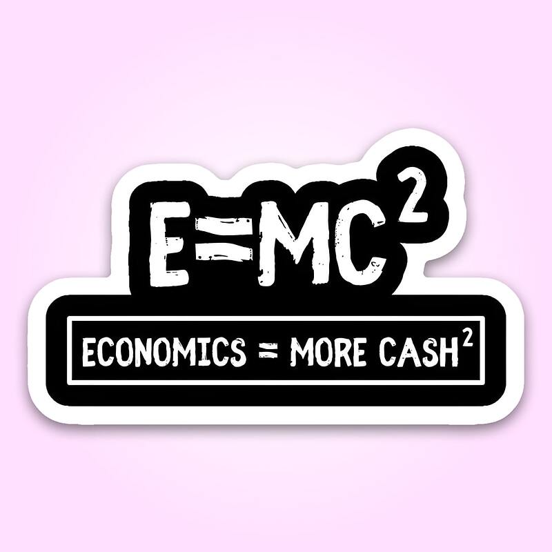 استیکر | Economics = more Cash 