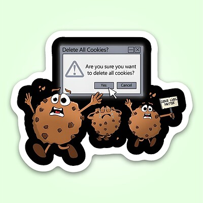 استیکر | Are you sure you want to delete all cookies?