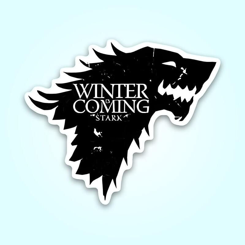 استیکر | winter coming