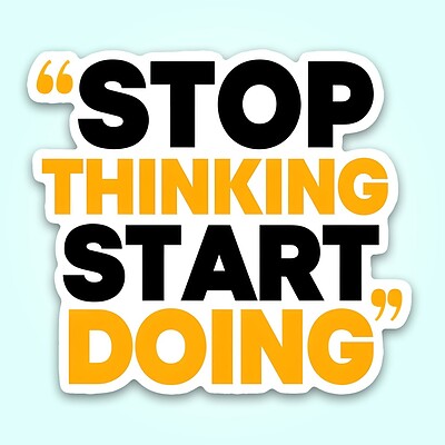 استیکر |  start doing