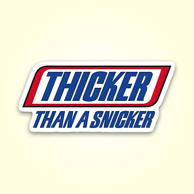 استیکر  | thicker than a snicker