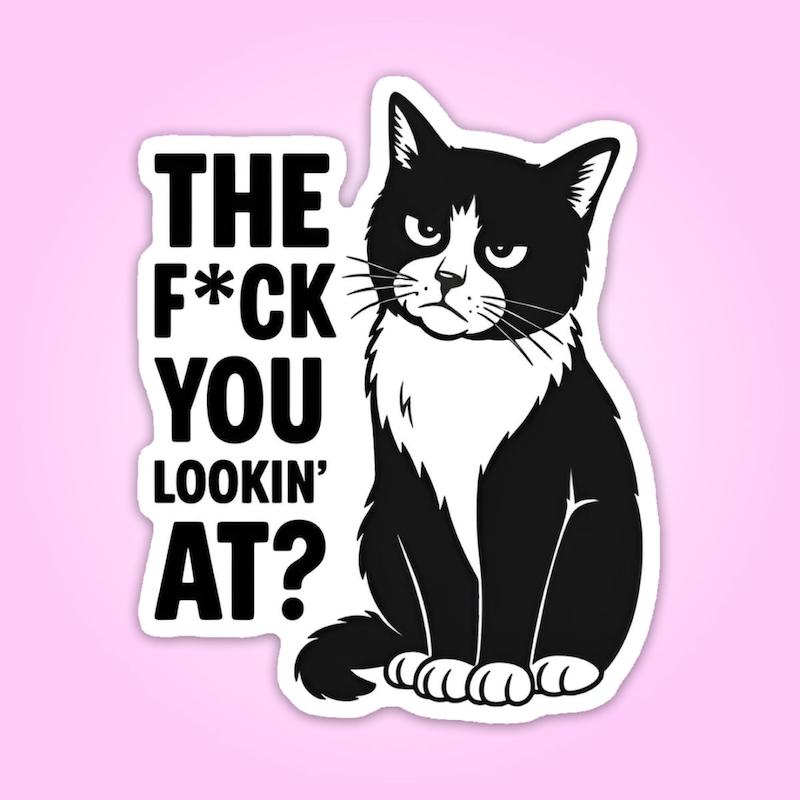 استیکر | به چی داری نیگا میکنی؟؟