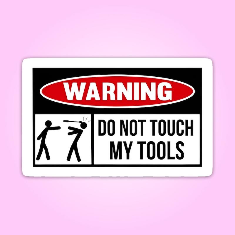 استیکر | دست نزن، جدی می‌گم!