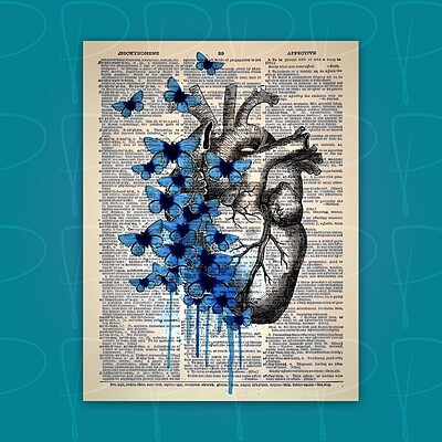 پوستر | blue heart