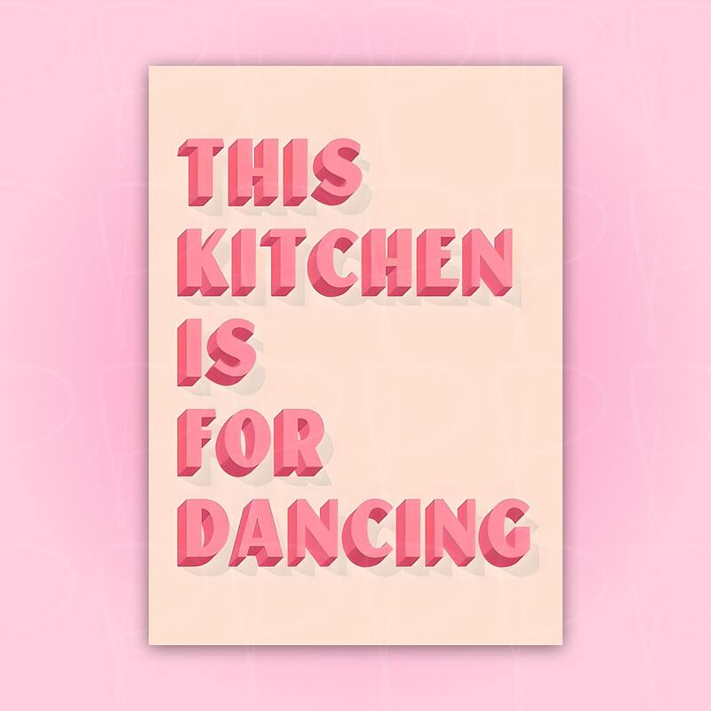 پوستر | this kitchen is for dancing