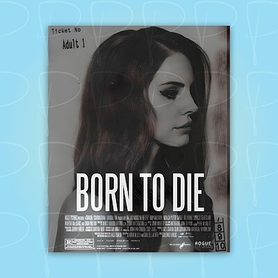 پوستر | Lana Del Rey Born To Die