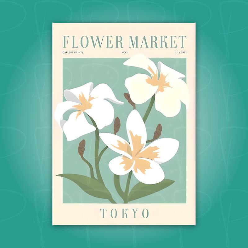 پوستر | Flower Market - Tokyo