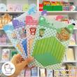 استیکر چیدمانی ۳ بعدی کاراکتر پشمالو گلبهی