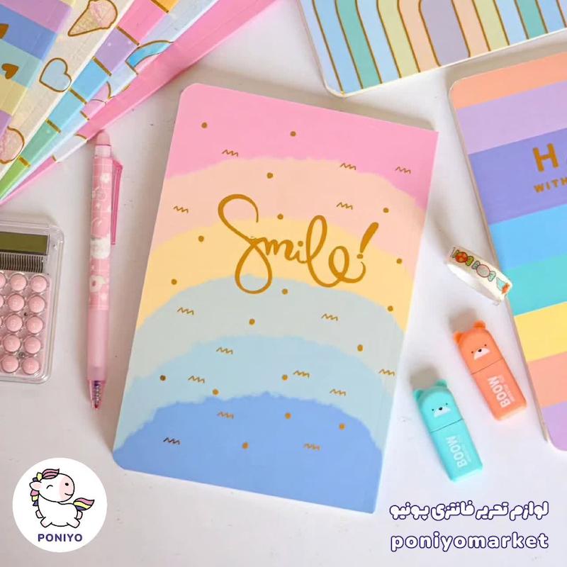 دفتر ۵۰ برگ ته چسب طلاکوب طرح ۵