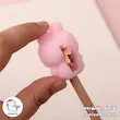 تراش سیلیکونی Kuki طرح خرگوش و گل