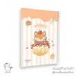 دفتر خط دار مجلد ۴۰ برگ summer طرح ۵