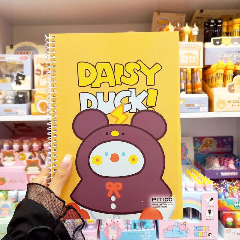 دفتر زبان دو خط ۶۰ برگ molang طرح ۶