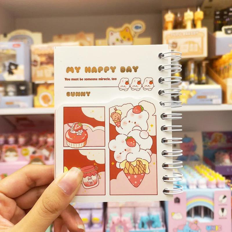 دفترچه دو قسمته داخل طرح‌دار bunny طرح ۱