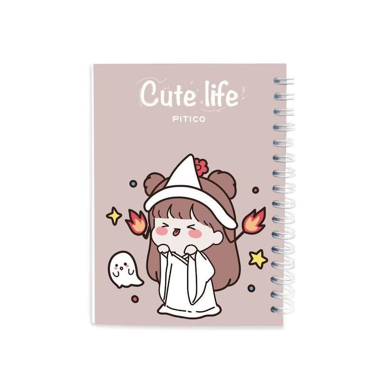 دفترچه یادداشت cute life طرح ۱