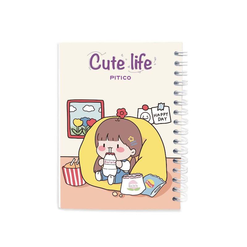 دفترچه یادداشت cute life طرح ۲