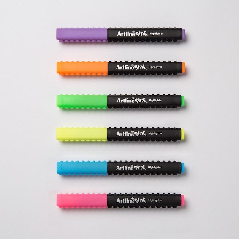 ماژیک هایلایتر استیکس پازلی آرتلاین ۶ رنگ