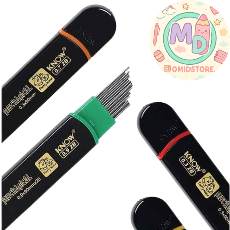 نوک اتود 0.3 نو (know)  - عمده 216 جینی (کارتن مادر)