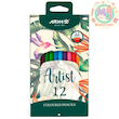 مداد رنگی ۱۲ رنگ آرتیست جعبه مقوایی آریا