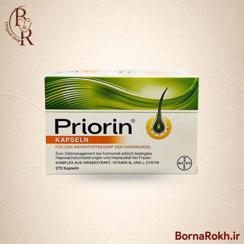پریورین، کپسول ضد ریزش، تقویت مو، مکمل مو، Priorin