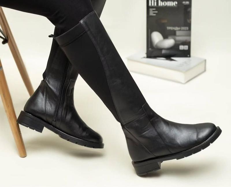 بوت زنانه پشت کشی فلورا کد ۹۷۱۳