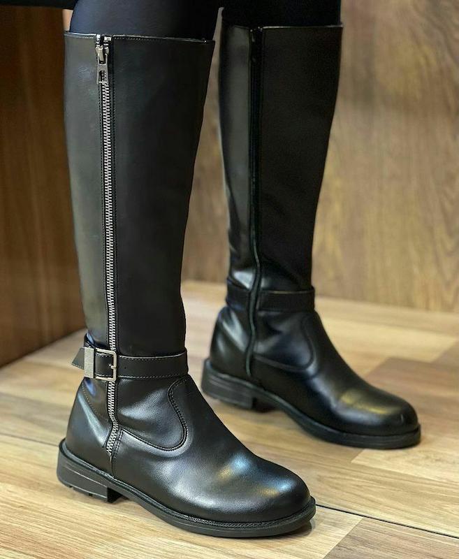 بوت ساق بلند زنانه ولورا (VELORA) مشکی کد ۴۶۲۳